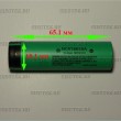 Li-Ion аккумулятор Panasonic NCR18650A 3100mAh - 1шт. (ОРИГИНАЛЬНЫЕ)